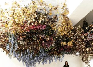 Artist and Community Unite Together to Install Over 500,000 Flowers in Toledo Museum of Art