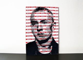 Artist Draws Eminem by Using “Hello My Name Is” Stickers