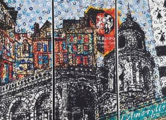This Duo Paints Using a Beerbottle