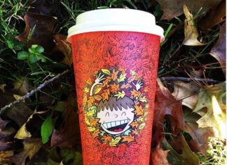 This Artist Uses Coffee Cups to Create Incredible Works of Art