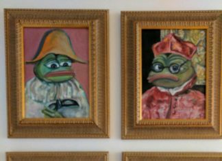 Artist Uses One of the Most Popular Internet Memes As Her Subject In Paintings