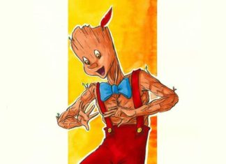 Artist Combines Two Cartoon Characters To Create One Amazing Drawing