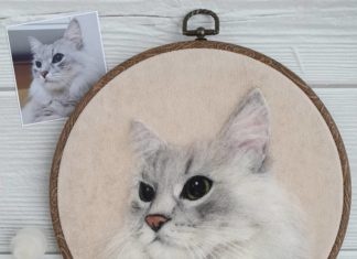 Artist Uses Wool To Create Beautiful Portraits