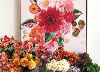 Fleur Woods’ Stitched Paintings Are a Homage to Nature
