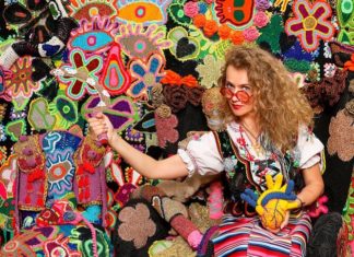 Olek’s Crochet Art is Something Else