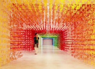 Emmanuelle Moureaux Created a “Universe of Words” Using 140,000 Pieces of Paper