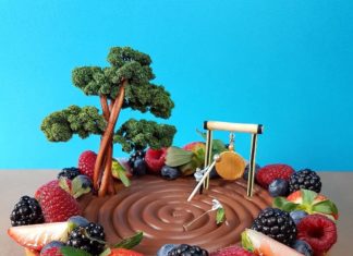 A Pastry Chef Turns Food Into Miniature Worlds