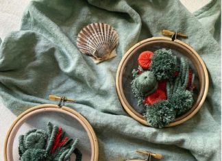 Helen Wilde Creates Rich Botanical Embroideries