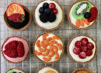 Crocheted Wool Baked Goods by Kate Jenkins