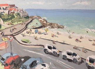 Mesmerizing Beach Art by Sally West