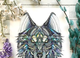 Faye Halliday Creates Hand Drawn Animal Illustrations With Hypnotizing Patterns