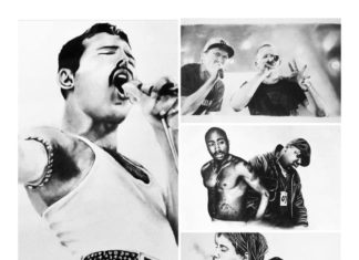 Mom Draws Portraits Of Celebrities That Will Take Your Breath Away