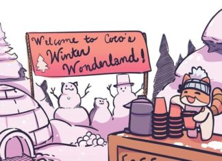 Artist Illustrates Her Cats Having Fun During the Christmas Holidays