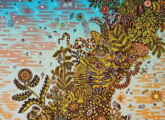 Intricate Woodcut Prints by Valerie Lueth