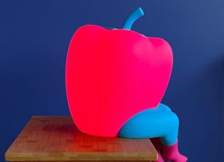 This Cool Lamp is Shaped Like a Bell Pepper With Legs and Heels