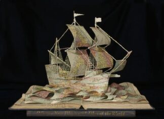 Emma Taylor Turns Secondhand Books Into Captivating Paper Sculptures