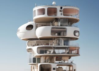 Berlin Studio Creates Intriguing Multi-Decker Mobile Homes With the Help of AI