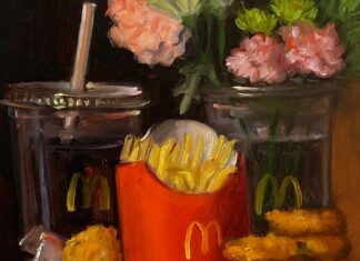 Artist Creates Still-Life Paintings of Fast Food