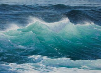 Katharine Burns’ Seascape Paintings Show the Beauty and Power of Oceans