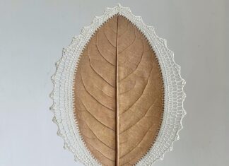 Susanna Bauer Crochets Leaves Into Intriguing Artworks