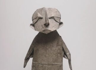 Portuguese Origami Artist Creates Impressive Masks and Portraits Using a Single Sheet of Paper