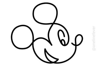 Check Out These Creative One-Line Artworks By Loooop Studio
