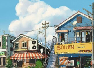Angela Hao is Drawing Japanese Storefronts She Found on Google Maps