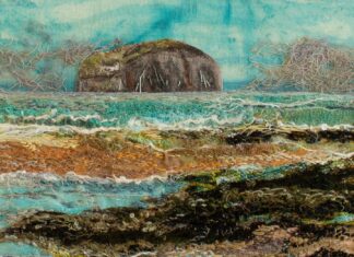 Textile Artist Heidi Ingram Creates Beautiful Embroidery Landscapes