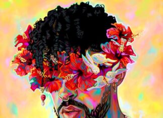 Nashid Chroma’s Floral Illustrations are a Love Letter to His Favorite Celebrities